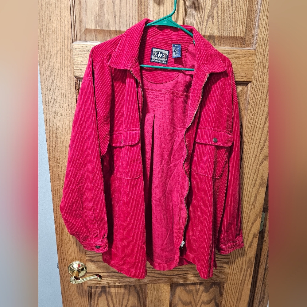 Vintage Red Corduroy Jacket